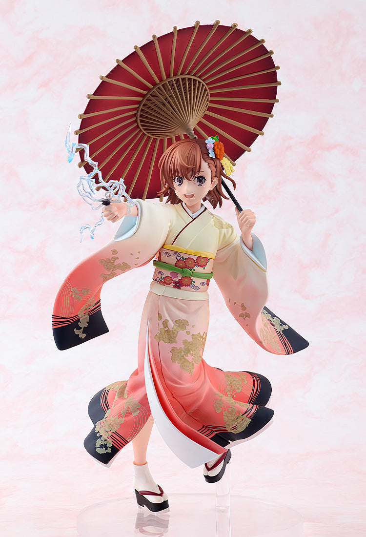 KDcolle A Certain Scientific Railgun T Mikoto Misaka Furisode Kimono 1/7 Figurine