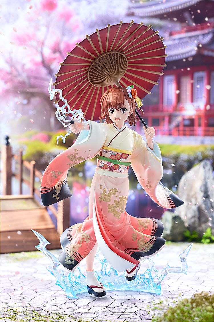 KDcolle A Certain Scientific Railgun T Mikoto Misaka Furisode Kimono 1/7 Figurine
