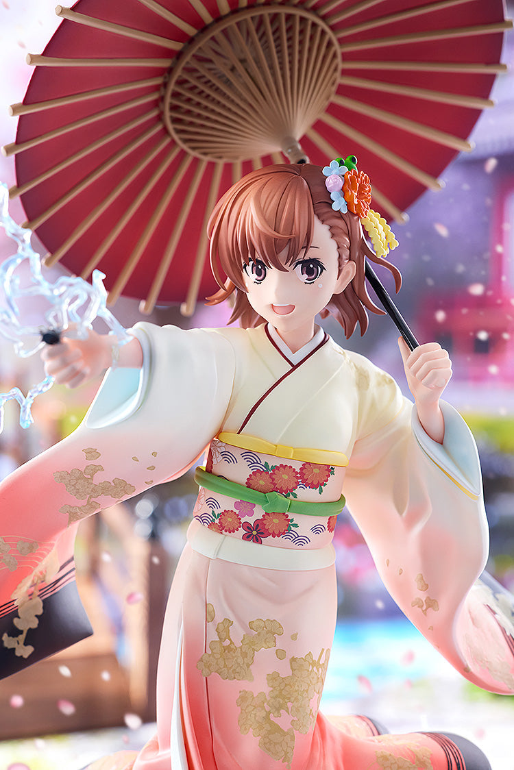 KDcolle A Certain Scientific Railgun T Mikoto Misaka Furisode Kimono 1/7 Figurine