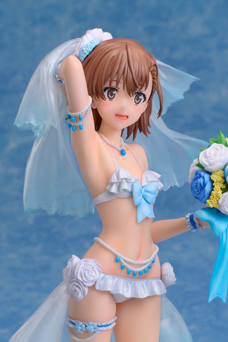 ¡Toaru Kagaku no Railgun T Mikoto Misaka boda traje de baño Ver! Figura 1/7 JAPÓN