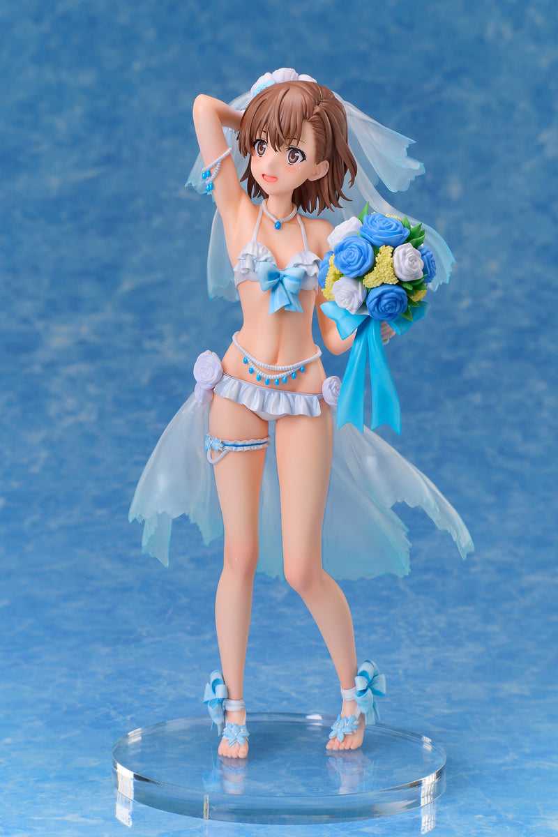 ¡Toaru Kagaku no Railgun T Mikoto Misaka boda traje de baño Ver! Figura 1/7 JAPÓN