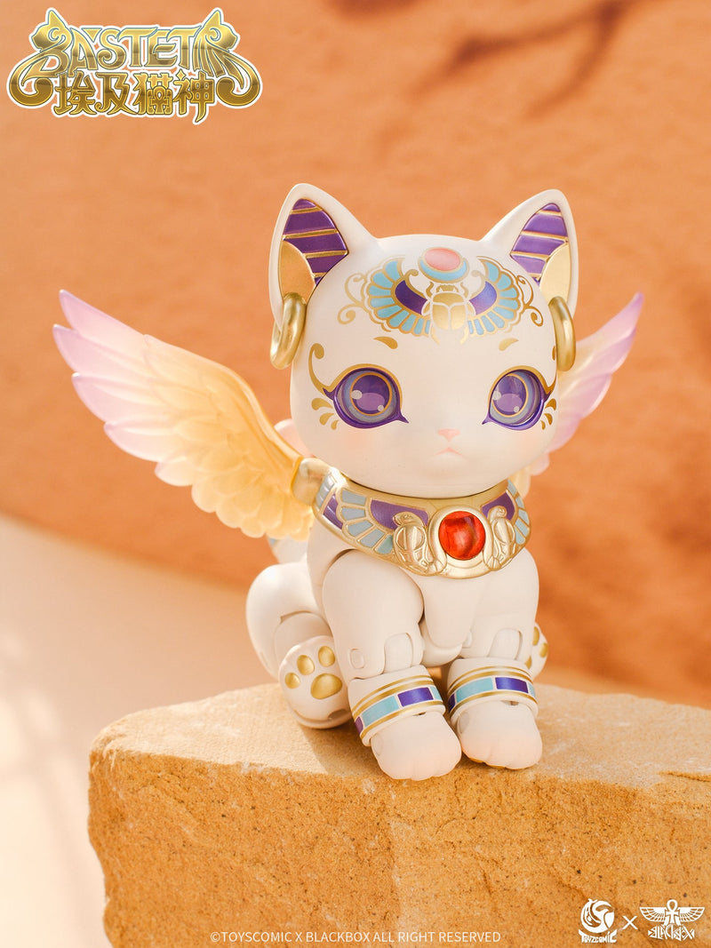 TOYSCOMIC x BLACKBOX Bastet White Action Figure JAPAN OFFICIAL