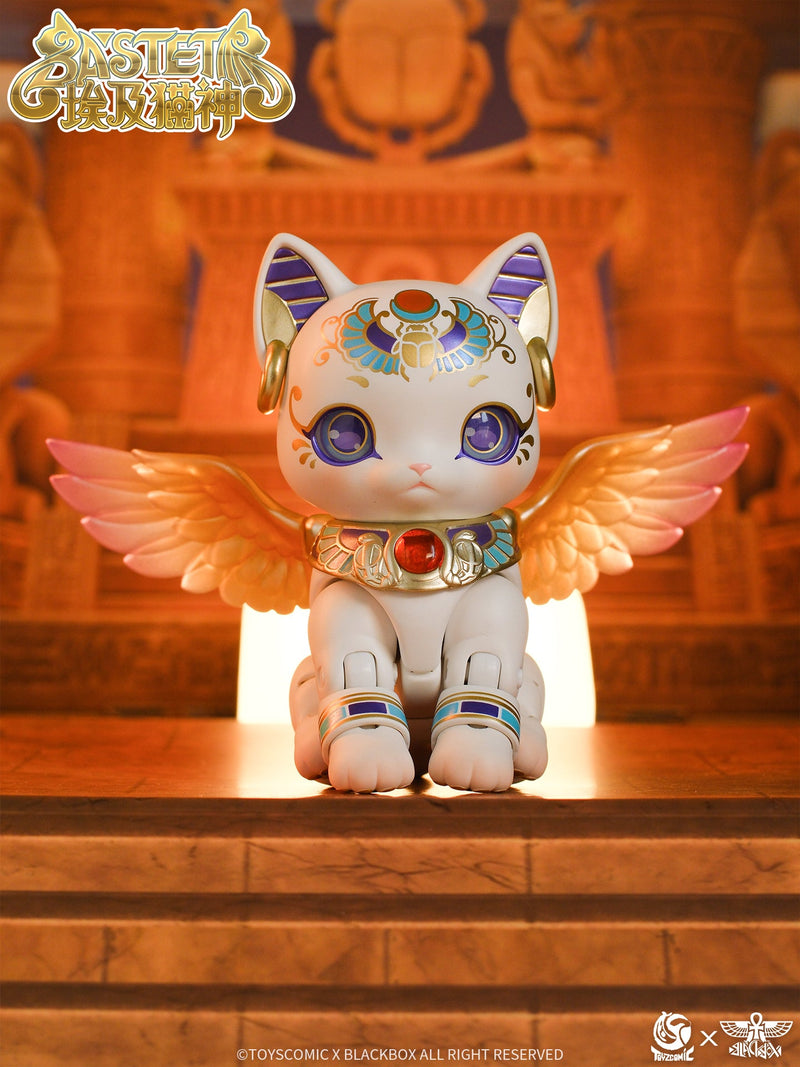 TOYSCOMIC x BLACKBOX Bastet White Action Figure JAPAN OFFICIAL