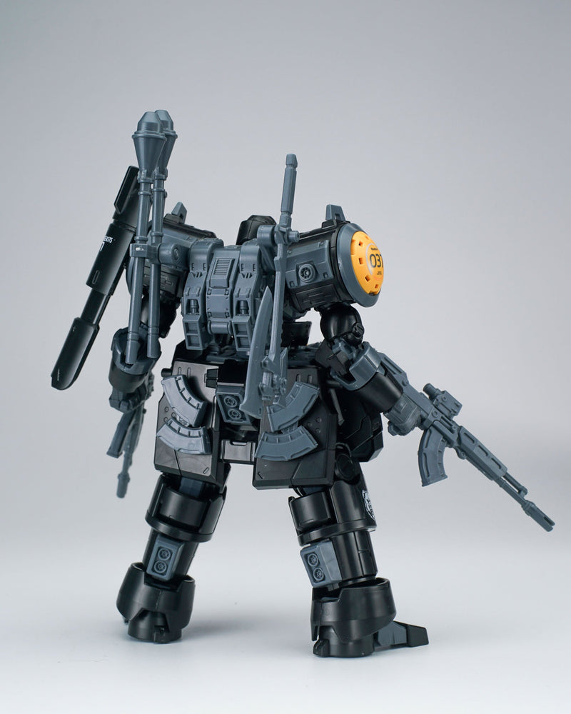 Ultra Action Trooper Series ZAROV M1 Metálico Negro 1/144 Modelo Kit JAPÓN