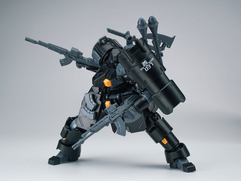 Ultra Action Trooper Series ZAROV M1 Metálico Negro 1/144 Modelo Kit JAPÓN