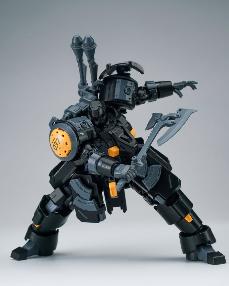 Ultra Action Trooper Series ZAROV M1 Metálico Negro 1/144 Modelo Kit JAPÓN