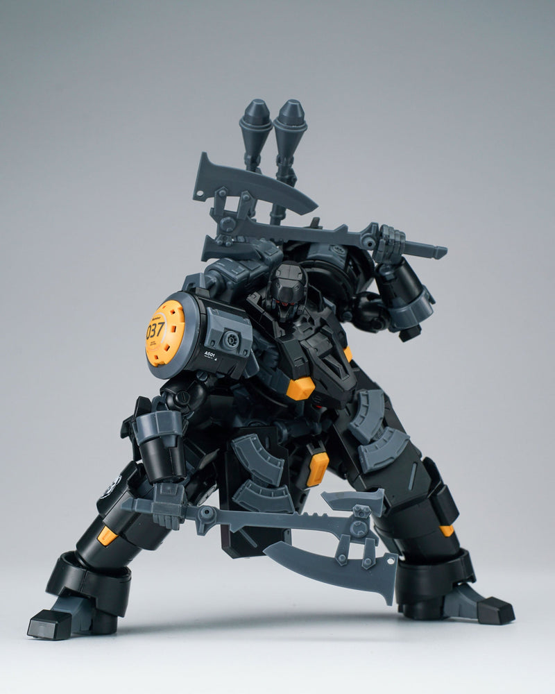 Ultra Action Trooper Series ZAROV M1 Metálico Negro 1/144 Modelo Kit JAPÓN