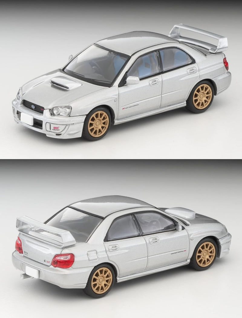 Tomica Limited Vintage NEO LV-N336b Subaru Impreza WRX STi Silver 2003 Model