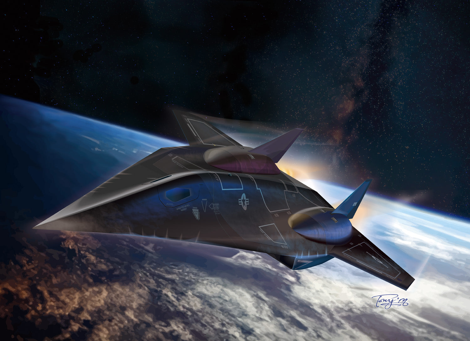 Bellfine Top Gun Maverick Dark Star 1/72 Model Kit JAPAN OFFICIAL