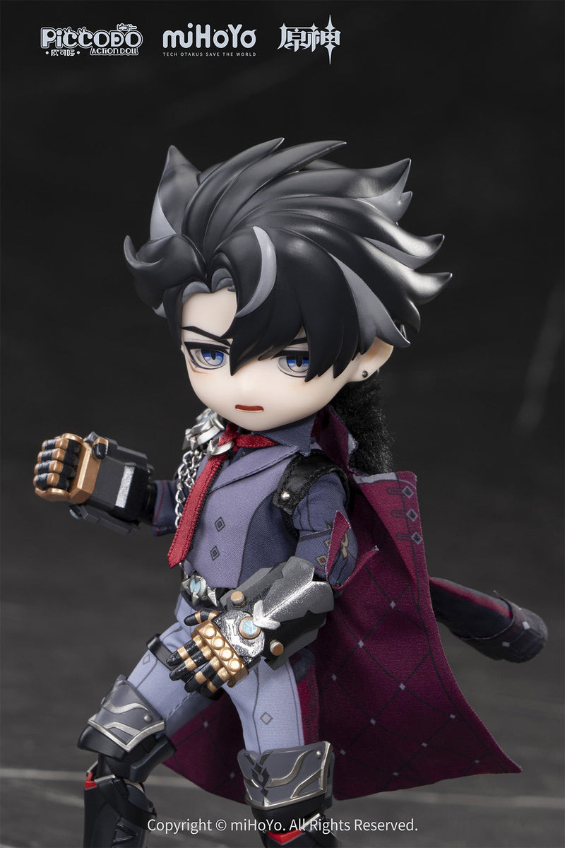 GENESIS PICCODO ACTION DOLL x Genshin Impact Wriothesley Chibi Doll JAPAN