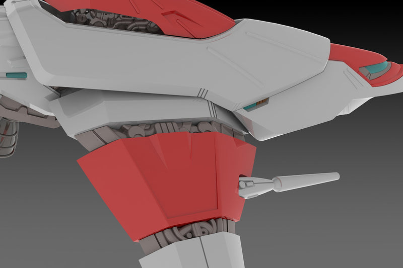 Plum Darius Silver Hawk 3F-1B Space Fighter 1/144 Modelo Kit OFICIAL DE JAPÓN