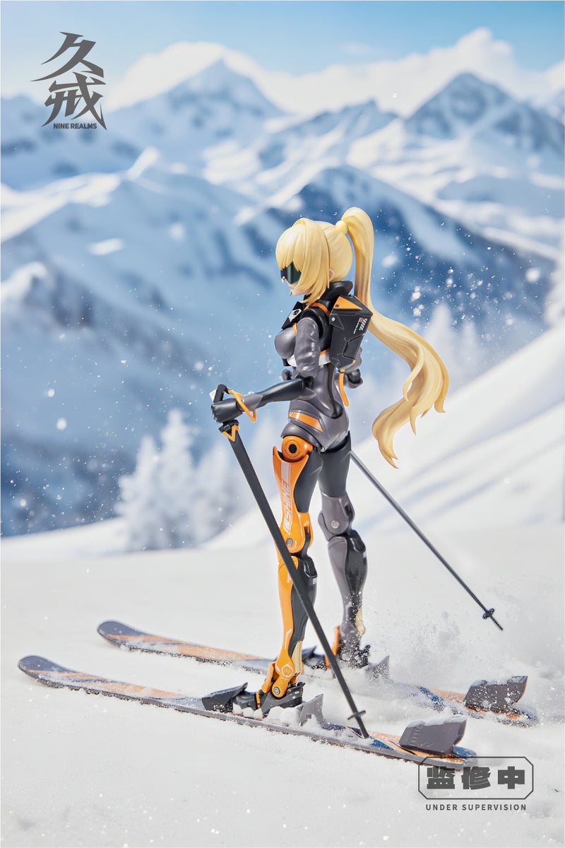 NINE REALMS Extreme Girl Series Shining Ling Shuang Alloy Action Figure JAPAN