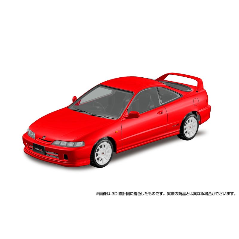 RakuPla Snap Kit No.22-MR Honda DC2 Integra Type R Milano Red 1/32 Model Kit