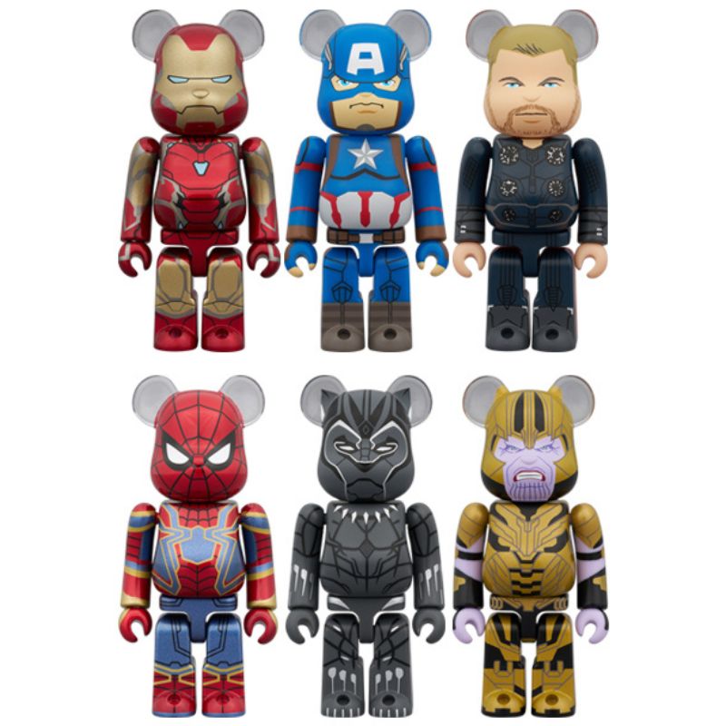 Medicom Toy BE@RBRICK Chase MARVEL Infinity Saga 12Pack BOX Action Figure JAPAN