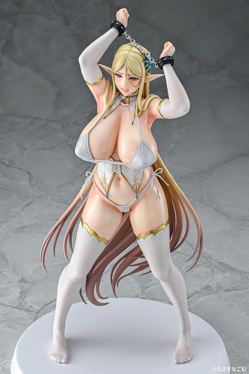 Q-six Tasogare no Shou Elf Eirene White Ver. Figura 1/6 OFICIAL DE JAPÓN