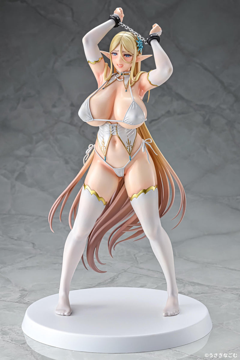 Q-six Tasogare no Shou Elf Eirene White Ver. Figura 1/6 OFICIAL DE JAPÓN