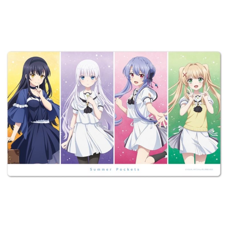 Azu Maker Character Rubber Mat Summer Pockets Shiroha & Ao & Kamome & Tsumugi