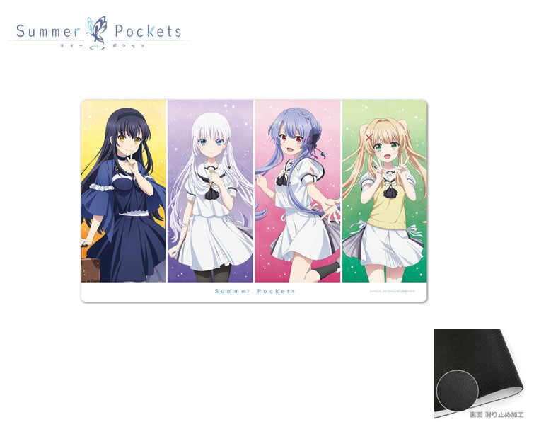Azu Maker Character Rubber Mat Summer Pockets Shiroha & Ao & Kamome & Tsumugi