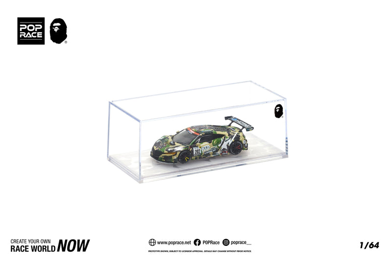 POP RACE HONDA NSX GT3 EVO22 Kcmgbathing Ape 1/64 JAPAN OFFIZIELL