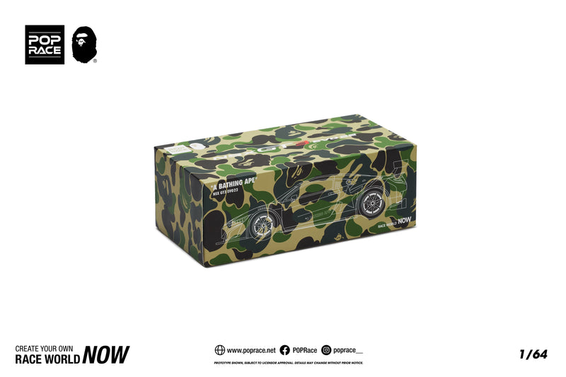 POP RACE HONDA NSX GT3 EVO22 Kcmgbathing Ape 1/64 JAPAN OFFIZIELL