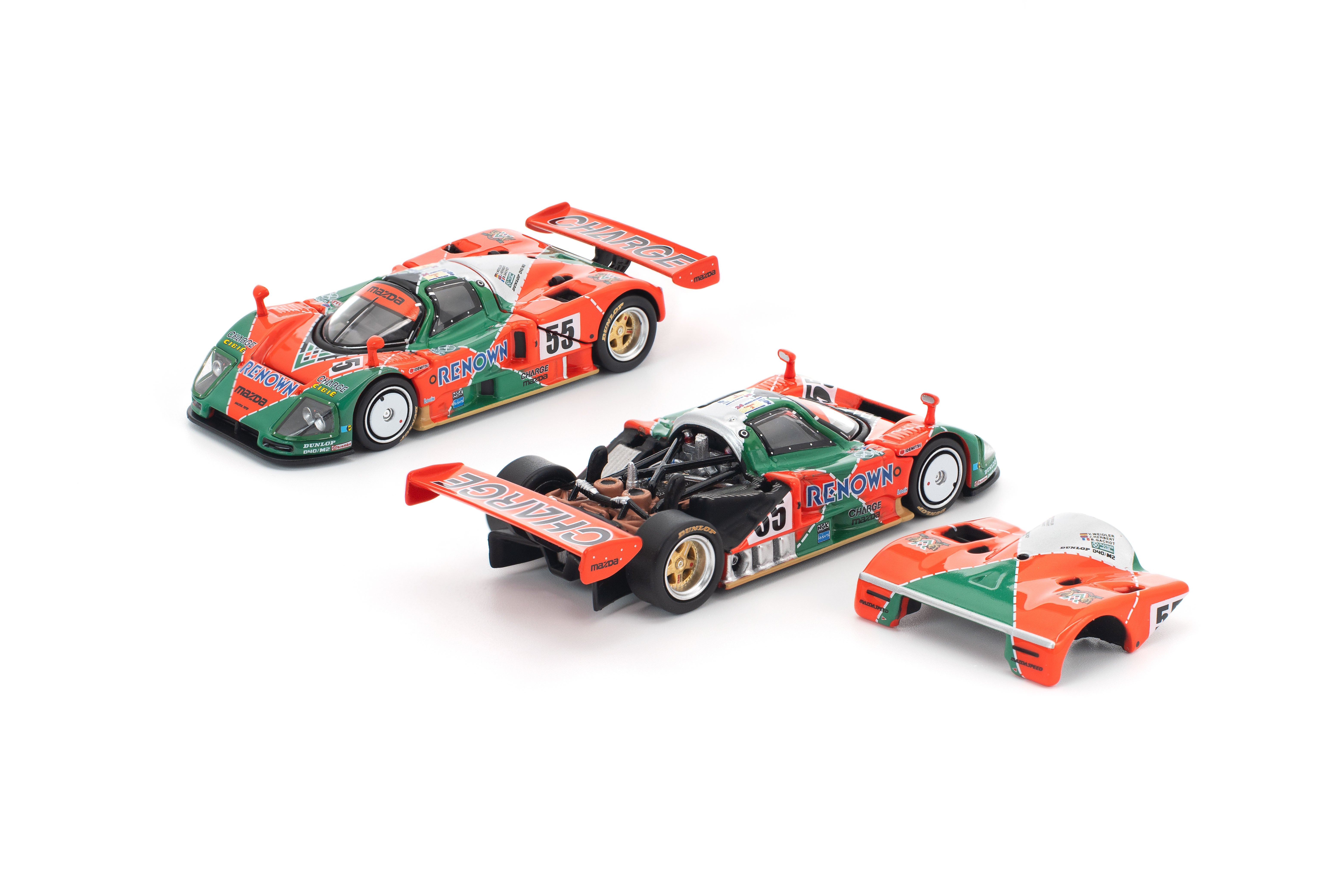 POP RACE Mazda 787B 1991 24 Hours of Le Mans Winner 1/64 JAPAN POP RACE Mazda 787B 1991 24 Hours of Le Mans Winner 1/64 JAPAN
