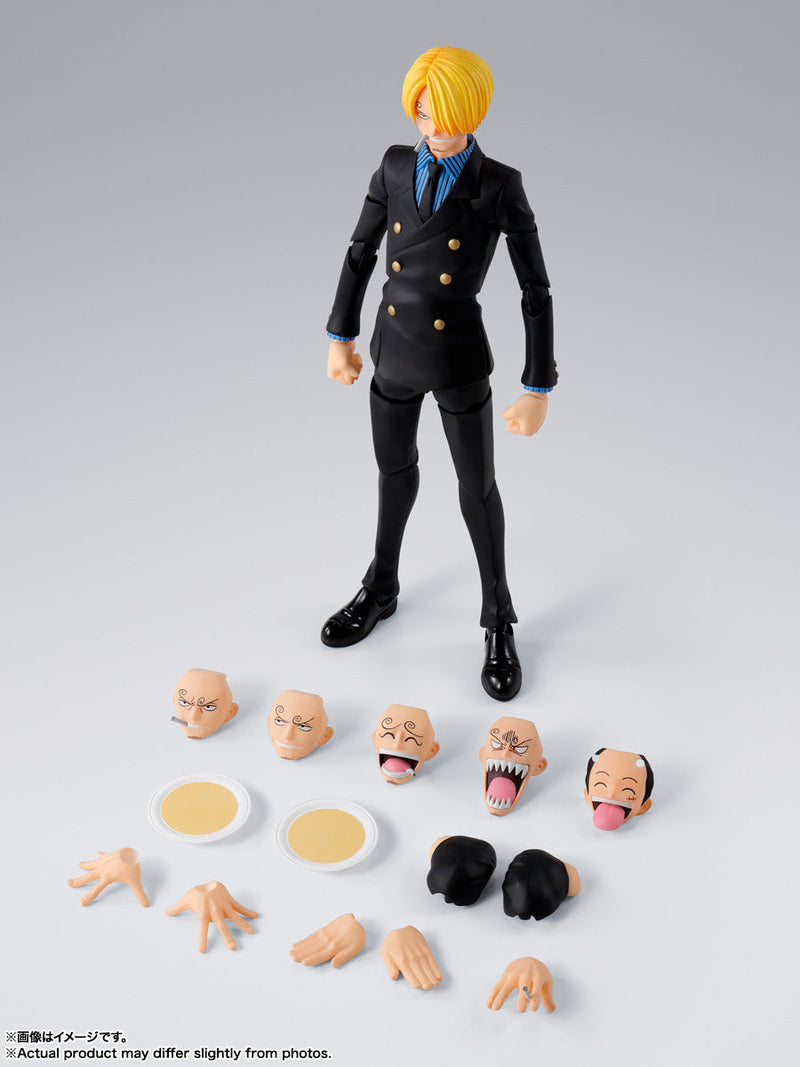 BANDAI S.H.Figuarts ONE PIECE Romance Dawn Sanji Action Figure JAPAN OFFICIAL
