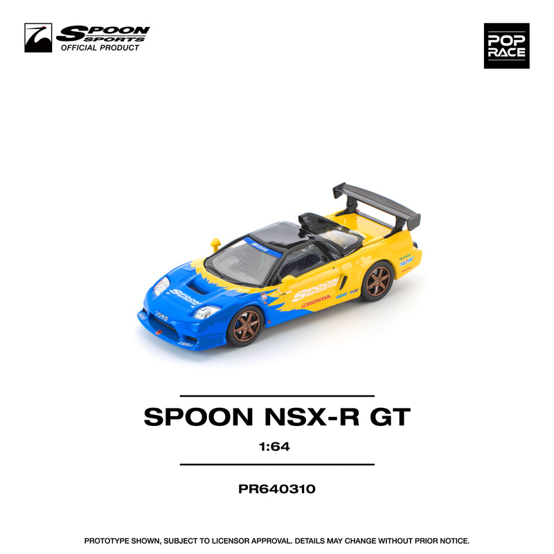 POP RACE Honda Spoon NSX-R GT 1/64 JAPAN OFFICIAL