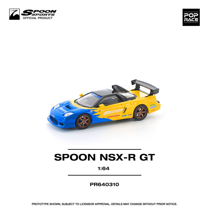 POP RACE Honda Spoon NSX-R GT 1/64 JAPAN OFFICIAL