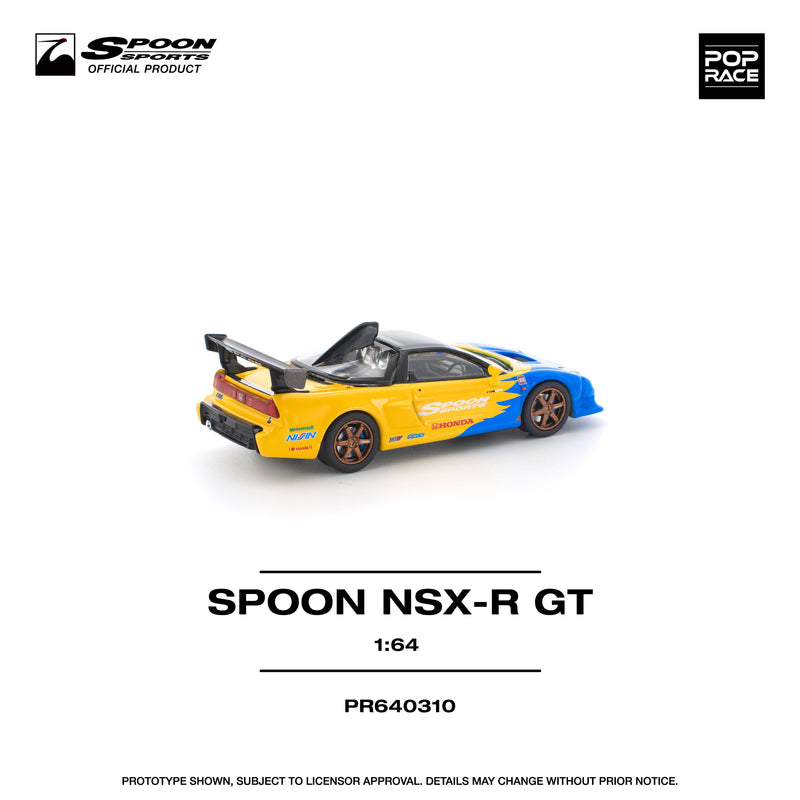 POP RACE Honda Spoon NSX-R GT 1/64 JAPAN OFFICIAL