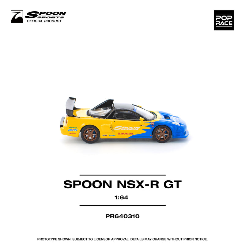 POP RACE Honda Spoon NSX-R GT 1/64 JAPAN OFFICIAL