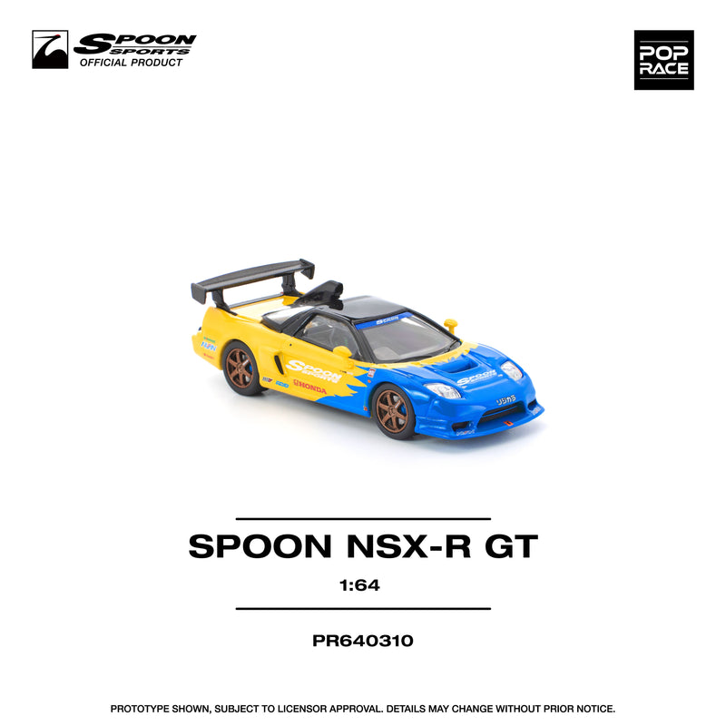 POP RACE Honda Spoon NSX-R GT 1/64 JAPAN OFFICIAL