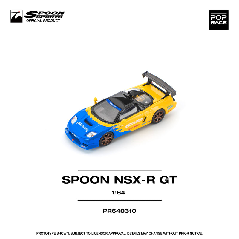 POP RACE Honda Spoon NSX-R GT 1/64 JAPAN OFFICIAL
