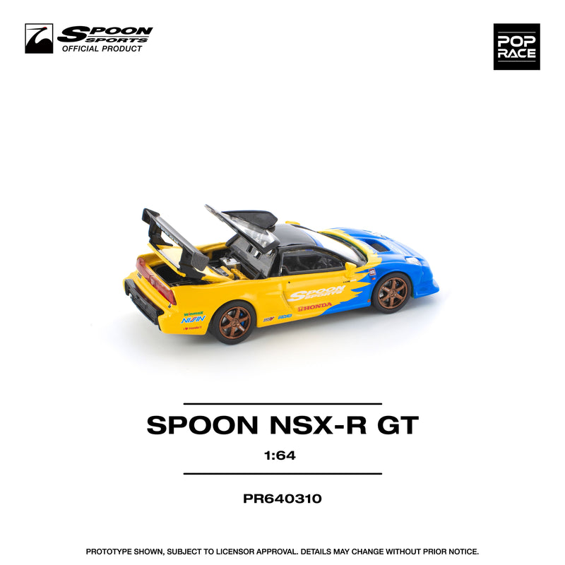 POP RACE Honda Spoon NSX-R GT 1/64 JAPAN OFFICIAL