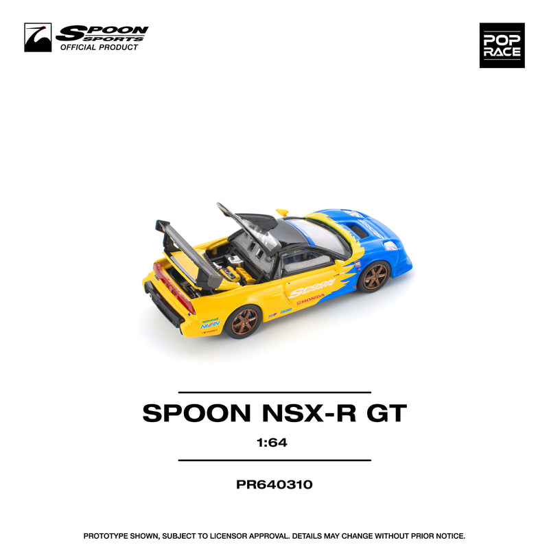 POP RACE Honda Spoon NSX-R GT 1/64 JAPAN OFFICIAL