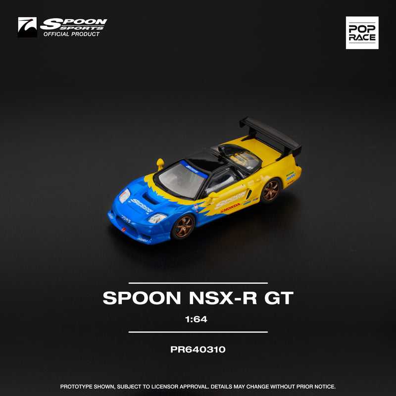 POP RACE Honda Spoon NSX-R GT 1/64 JAPAN OFFICIAL