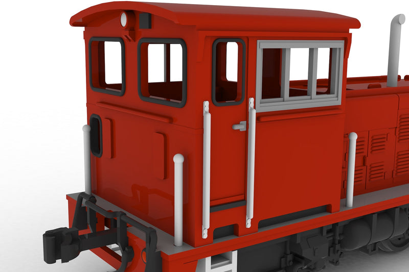 Plum Pequena Locomotiva Tipo L Laranja 1/80 Kit Modelo JAPÃO OFICIAL