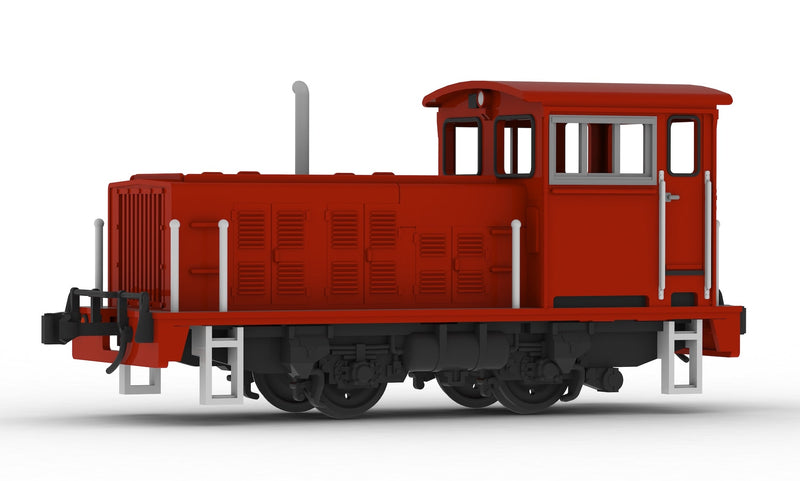 Plum Pequena Locomotiva Tipo L Laranja 1/80 Kit Modelo JAPÃO OFICIAL