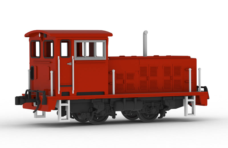 Plum Pequena Locomotiva Tipo L Laranja 1/80 Kit Modelo JAPÃO OFICIAL