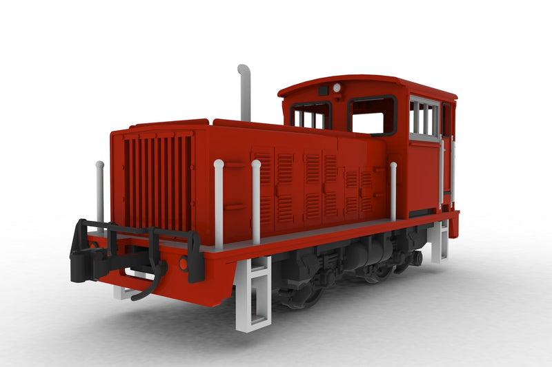 Plum Pequena Locomotiva Tipo L Laranja 1/80 Kit Modelo JAPÃO OFICIAL