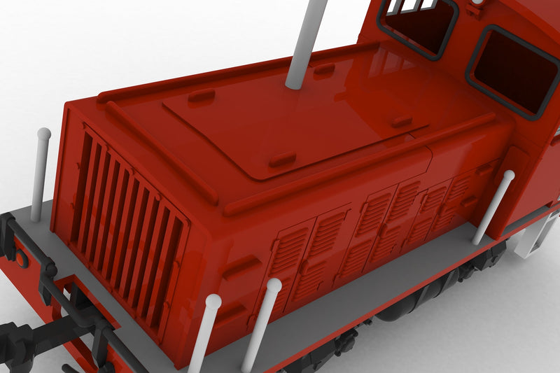 Plum Pequena Locomotiva Tipo L Laranja 1/80 Kit Modelo JAPÃO OFICIAL