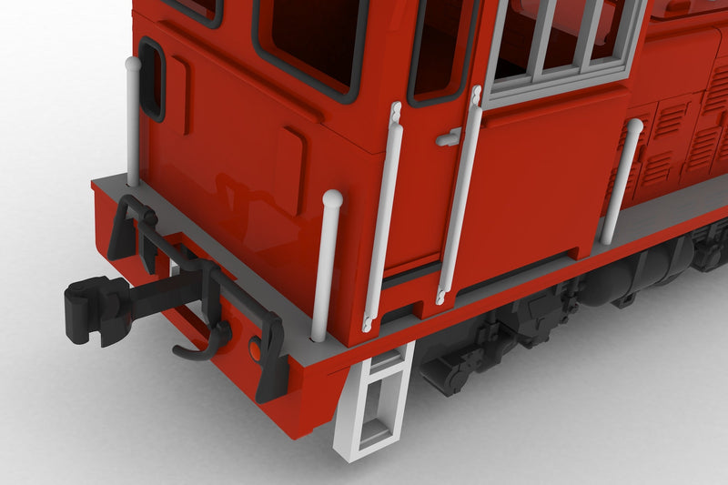 Plum Pequena Locomotiva Tipo L Laranja 1/80 Kit Modelo JAPÃO OFICIAL