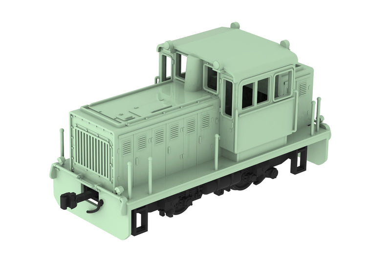 Plum Pequena Locomotiva Convexa Tipo Verde 1/80 Kit Modelo JAPÃO OFICIAL