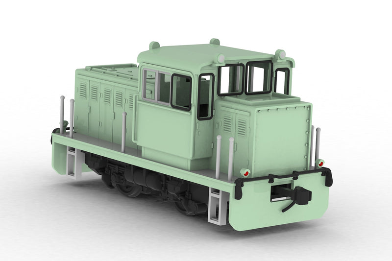 Plum Pequena Locomotiva Convexa Tipo Verde 1/80 Kit Modelo JAPÃO OFICIAL