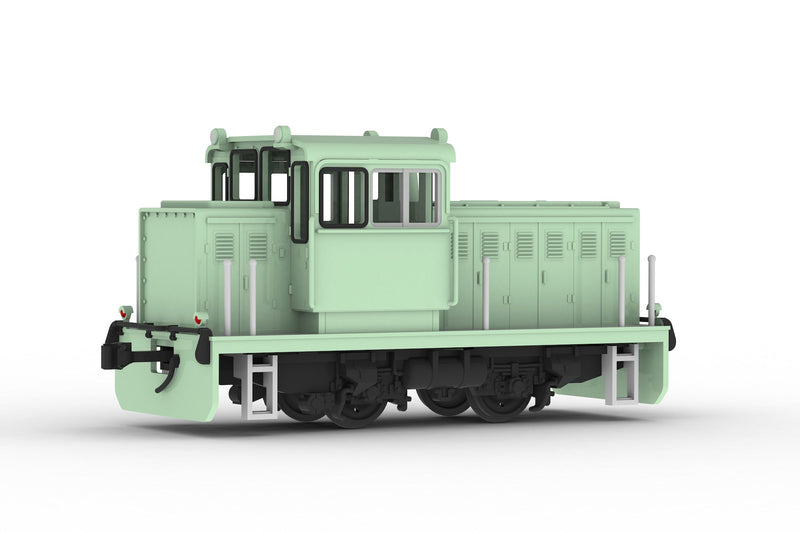 Plum Pequena Locomotiva Convexa Tipo Verde 1/80 Kit Modelo JAPÃO OFICIAL