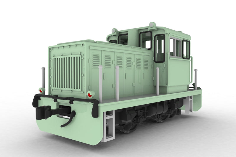 Plum Pequena Locomotiva Convexa Tipo Verde 1/80 Kit Modelo JAPÃO OFICIAL