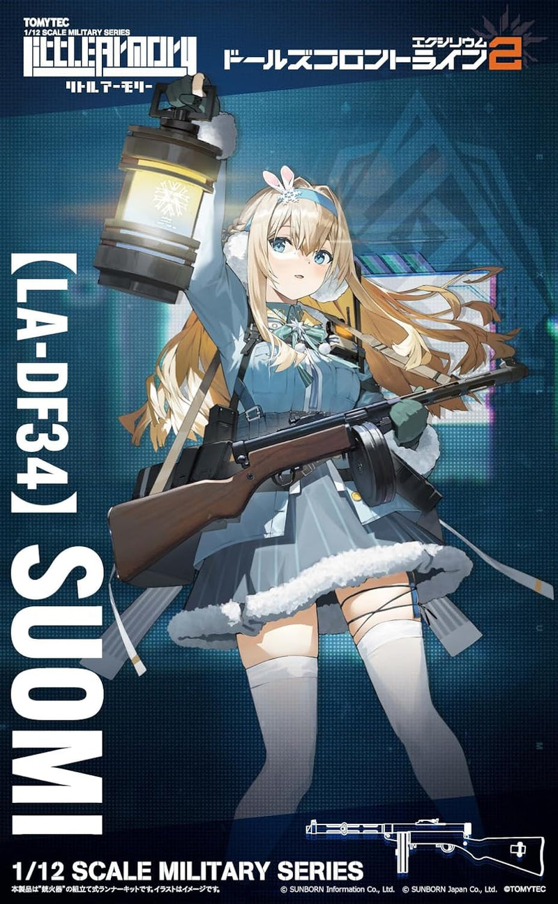 Tomytec LA-DF34 Girls' Frontline 2 Suomi 1/12 Model Kit JAPAN OFFICIAL