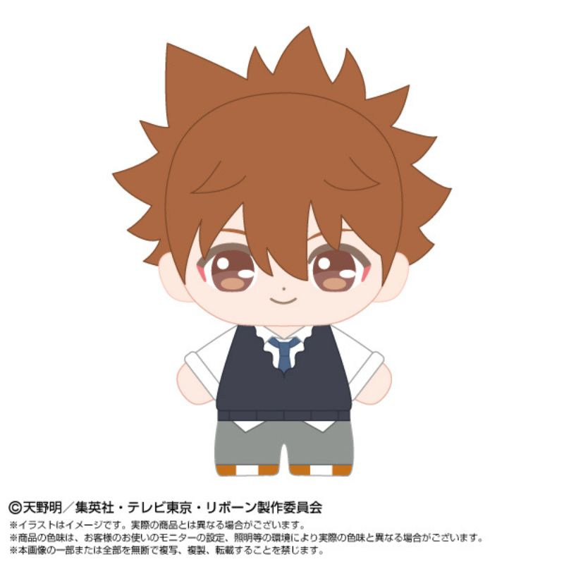 BANDAI Purinuittachi Dream Mini Reborn! Tsunayoshi Sawada Plush JAPAN OFFICIAL