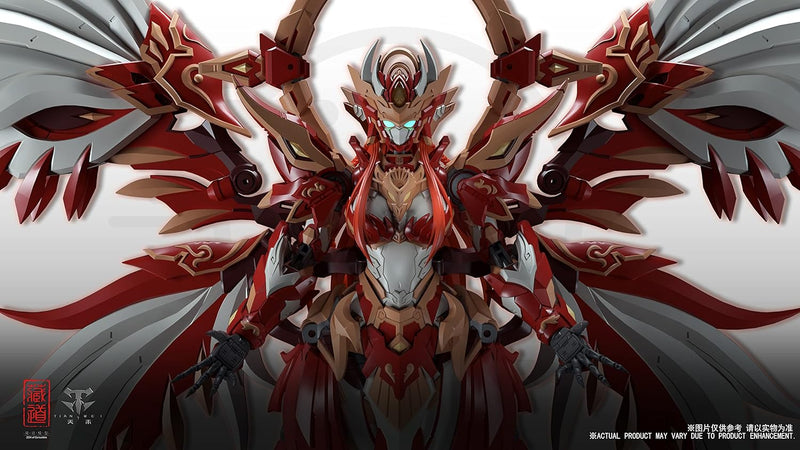 ZEN de CD-03 à collectionner quatre bêtes sacrées figurine en alliage d'oiseau vermillon