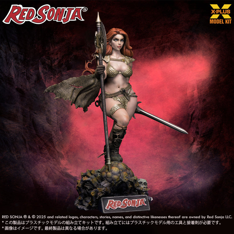 X-PLUS Hyborian Age Red Sonja 1/8 Model Kit OFICIAL DE JAPÓN