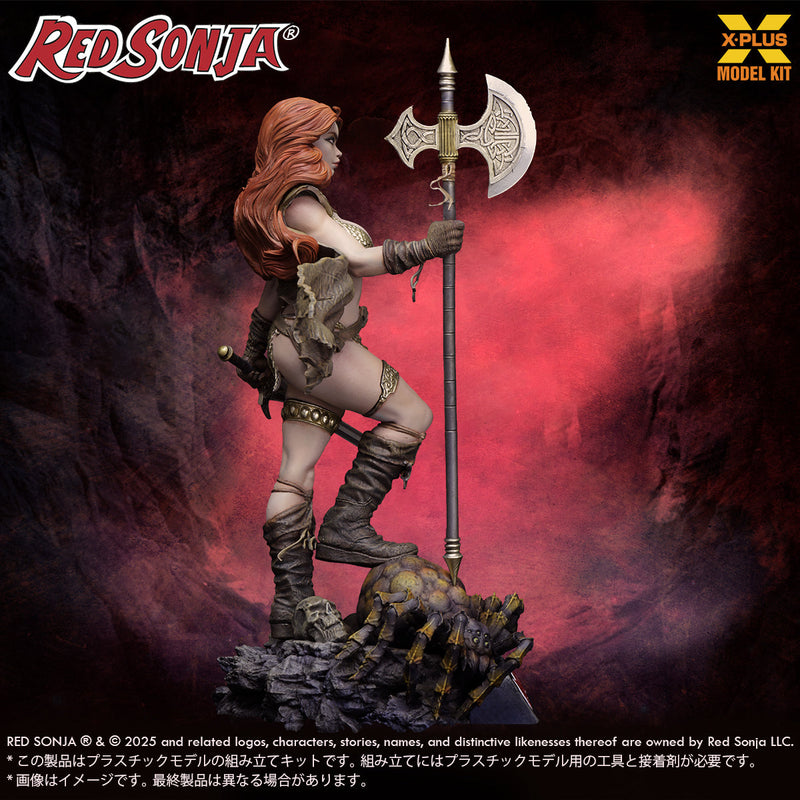 X-PLUS Hyborian Age Red Sonja 1/8 Model Kit OFICIAL DE JAPÓN
